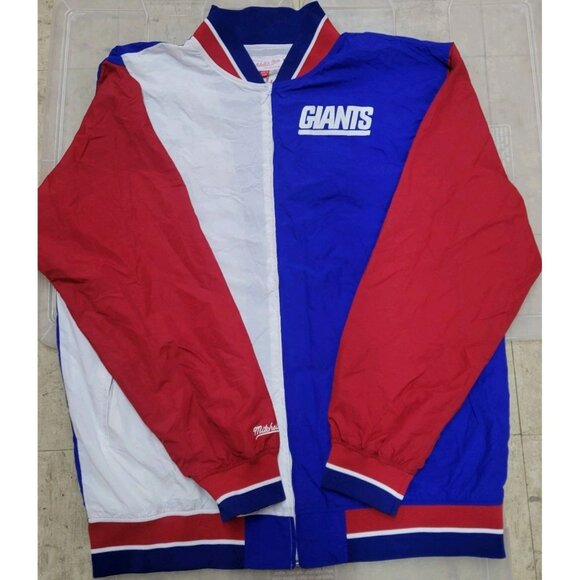 MITCHELL AND NESS NFL New York Giants Superbowl XXI Jacket Size 2XLT MN57PS-GI - Picture 1 of 7
